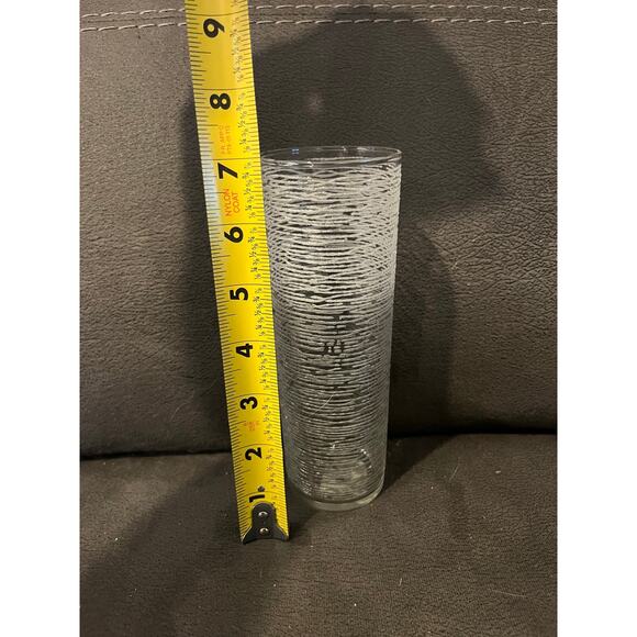 Libbey MCM Vintage Tom Collins Frosted Two Toned Tumbler - Picture 3 of 3